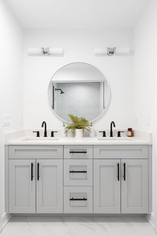 Contemporary Vanity with Vessel Sink